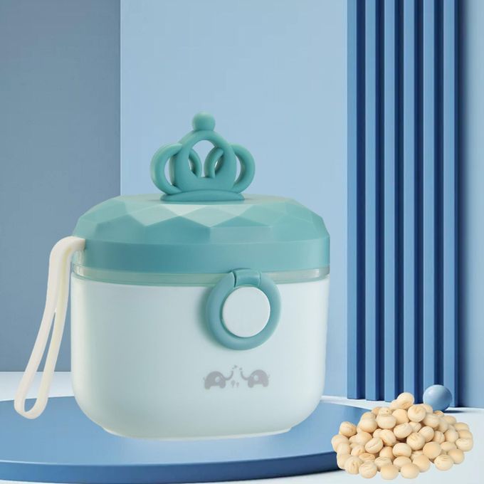 Baby Formula Dispenser Infant Snack Containers With Leveler Green S