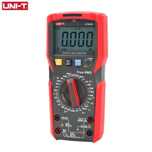 UNI-T UT89XD Professional Digital Multimeter True RMS NCV 20A Current AC DC Voltmeter Capacitance Resistance Tester