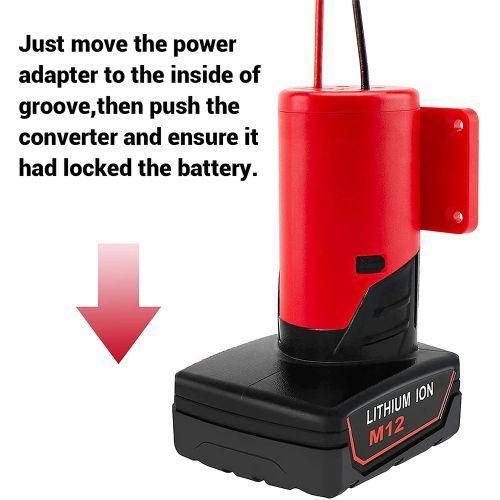 5 Pack Power Wheels Adapter M12 Battery Adapter