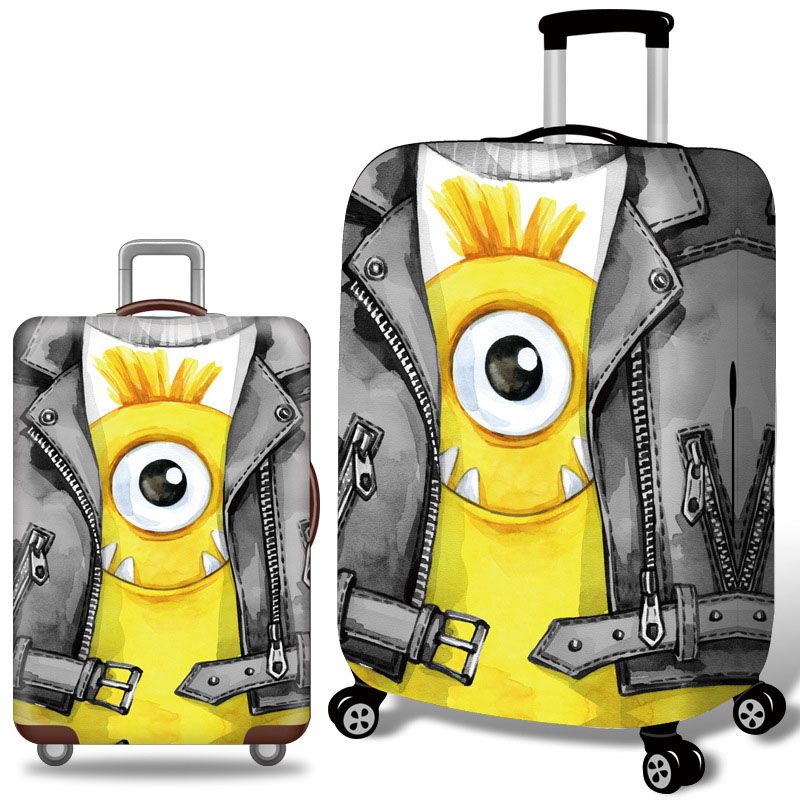 Strange Luggage Cover Travel Suitcase Protector Suit For