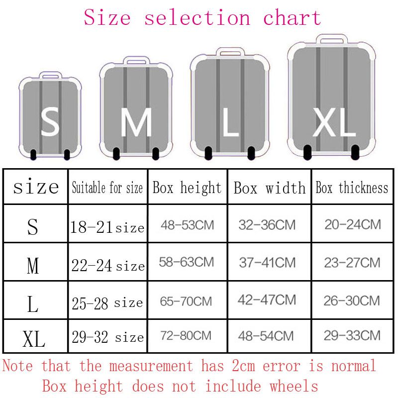 Strange Luggage Cover Travel Suitcase Protector Suit For