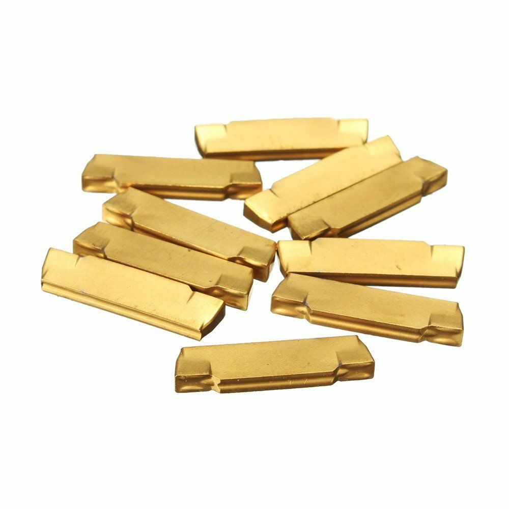 Drillpro 10Pcs MGMN200-G Carbide Inserts Blades For