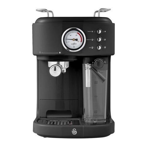 One-Touch Retro Espresso Machine - Black