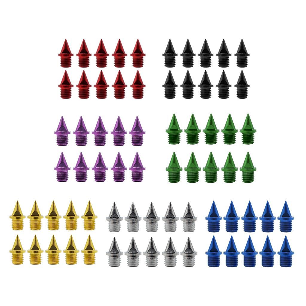 2x 10 Pieces Of Durable Track Spikes, Track And Jump Field Spikes,