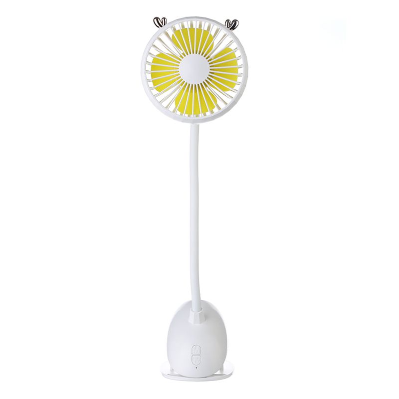 White Deer Portable Clip Fan Mini 3 Speed Natural Wind USB