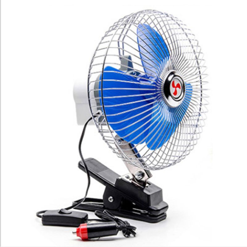 8'' 12V24v Portable Vehicle Auto Car Fan Oscillating Car