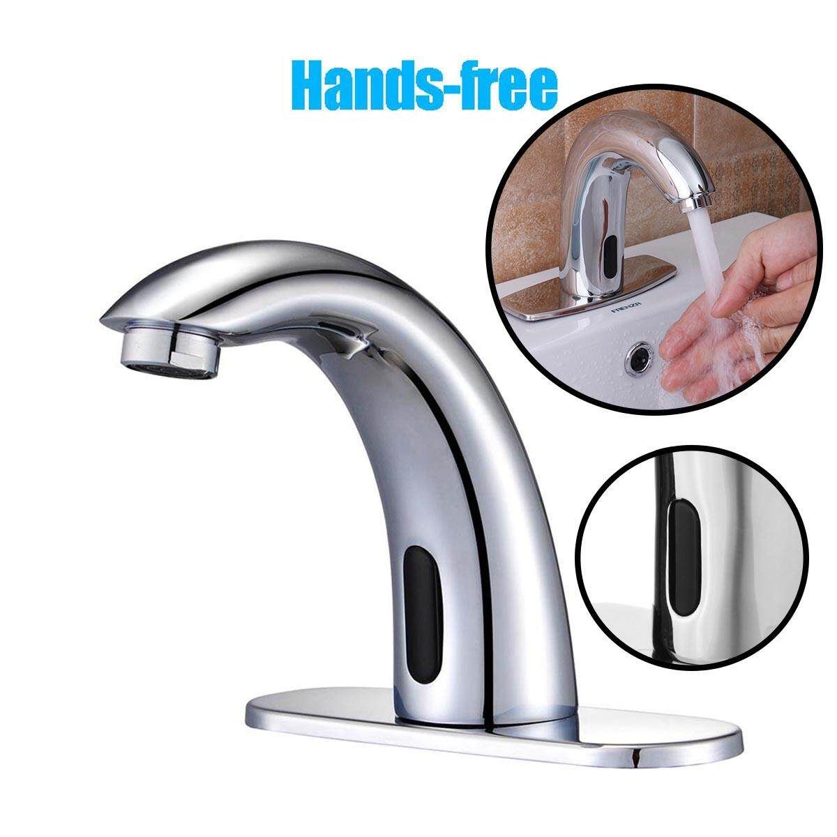 Automatic Electronic Sensor Touchless Faucet Hands Free Bathroom Vessel Sink Tap