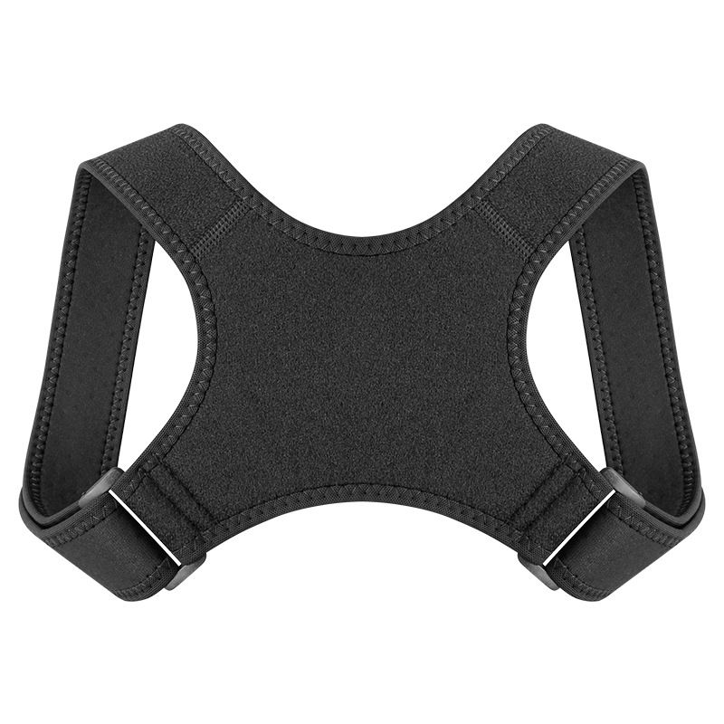 Posture Corrector Adjustable Back Fracture Support Men/women Back Clavicle Spine Shoulder Correction Brace Belt Strap M2(#black)