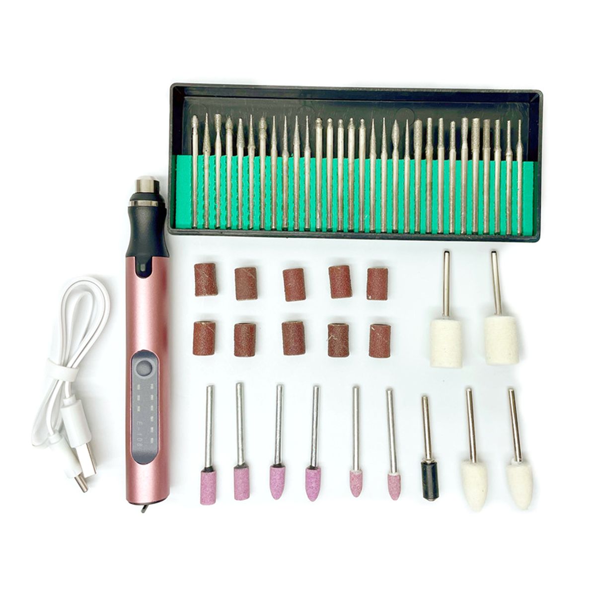 Portable Electric Nail Drill Kit Nail File Polishing Tool