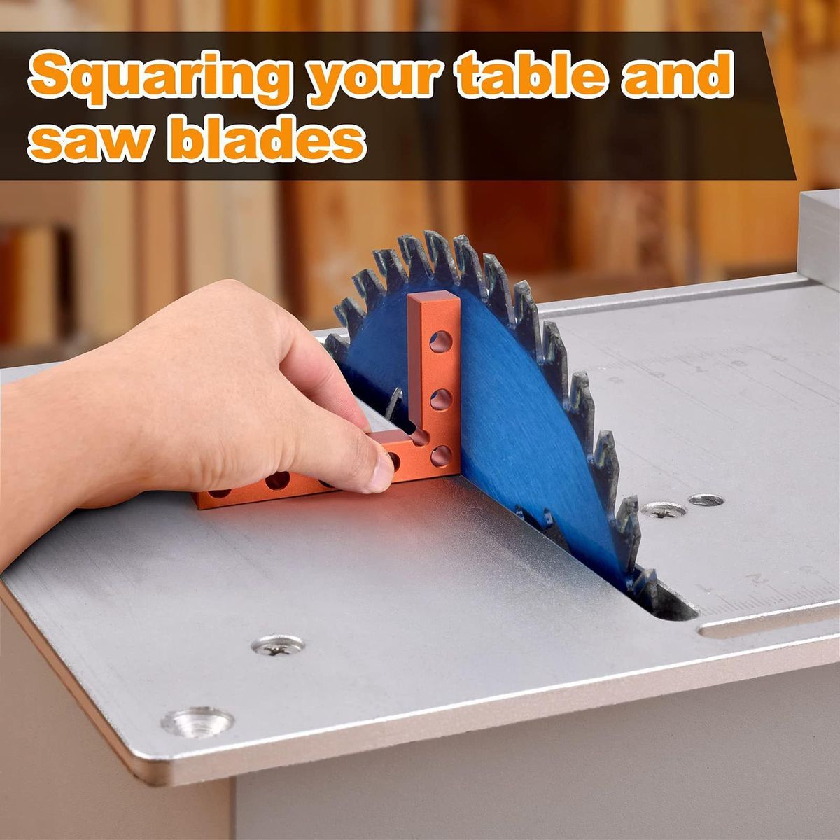Woodworking Square Woodworking Finder Tool Precise 90° Square Edge Orange