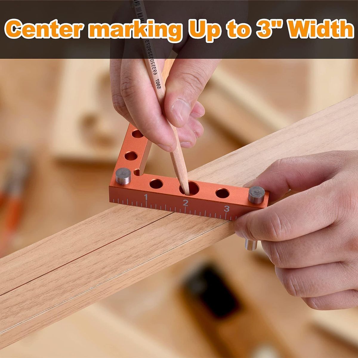Woodworking Square Woodworking Finder Tool Precise 90° Square Edge Orange