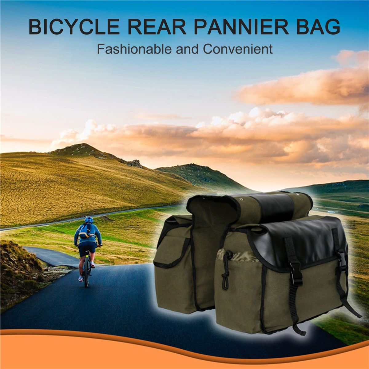 Motorbike Large Capacity Saddle Bag Motorcycle Riding Travel