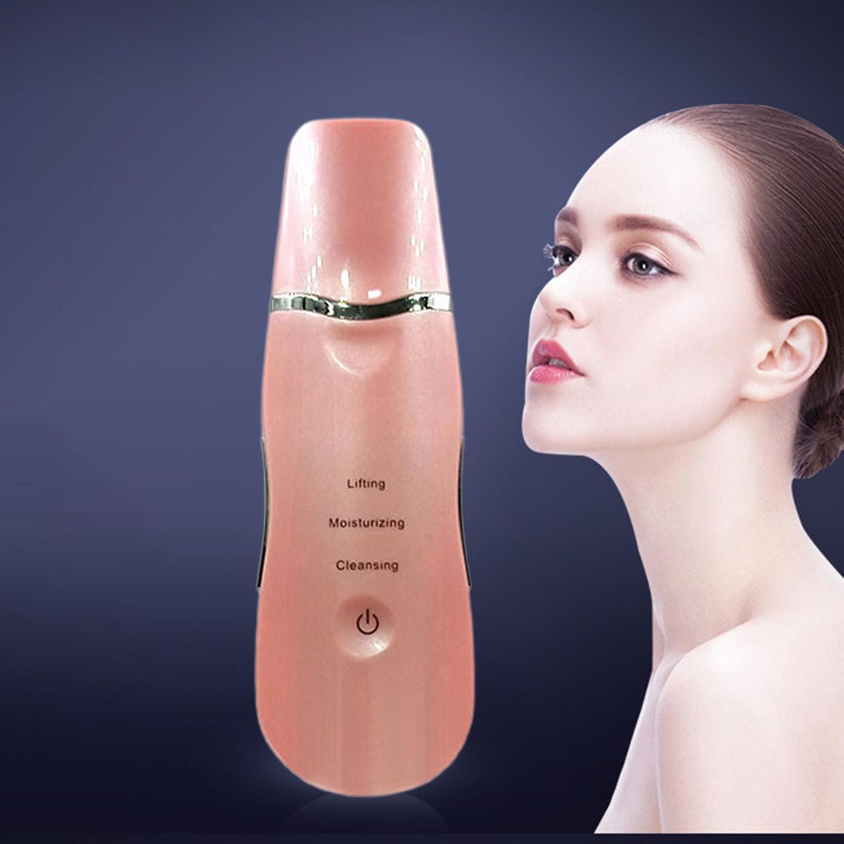 Remover Pore Deep Cleansing Skin Scrubber Face Spatula Pink