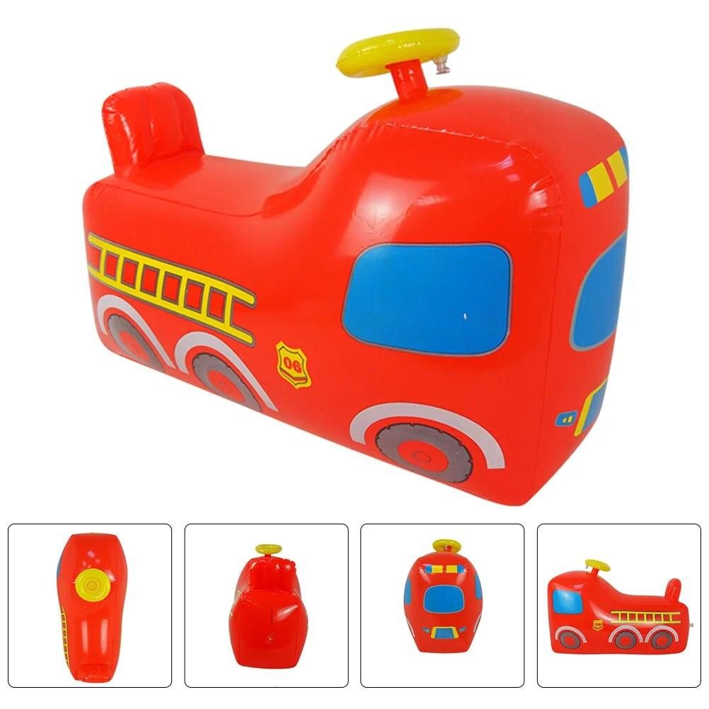 Inflatable Plaything Toddler PVC Tumbler Beach Toys Toddlers Elastic Kids Outdoor Fire Truck