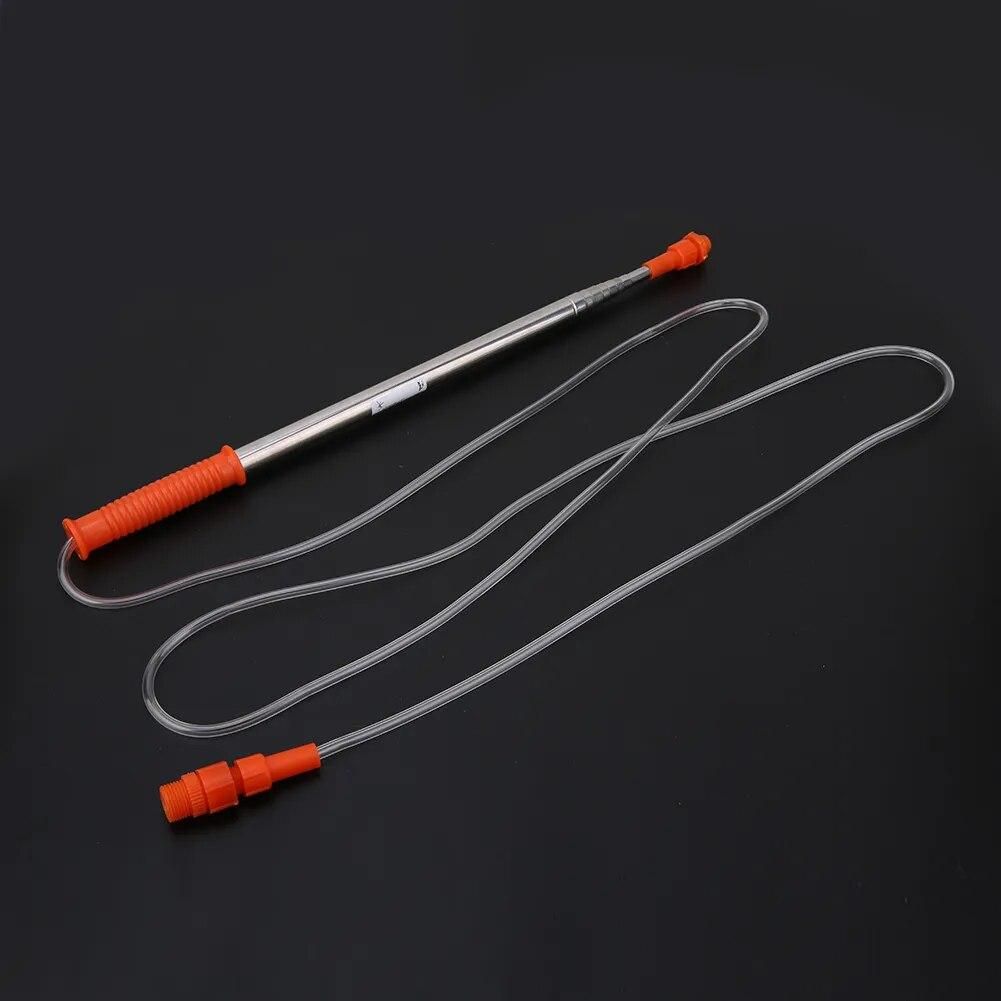2.6m Stainless Steel Telescopic Rod Spray Extension Pipe Sprayer Accessories For Home Garden Green Space