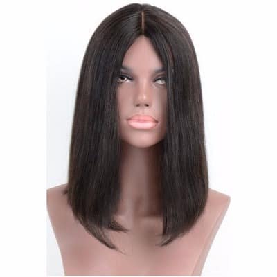 Straight Wig with Front Closure