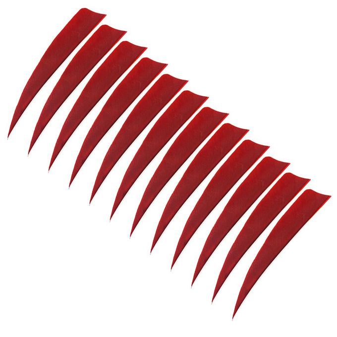 48pcs 4"  Rrow Fletching Vanes Turkey Feathers Rchery Ccessories - A