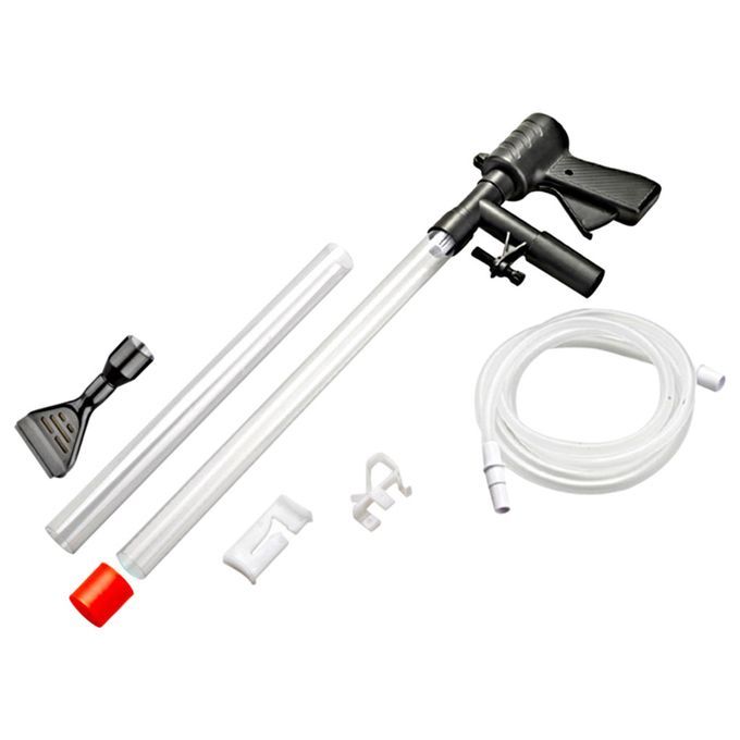 Aquarium Syphon Gravel Cleaner Water Flow Controller Fish Tank Vacuum