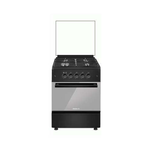 4 Burners Gas Cooker - 60x60cm - Black
