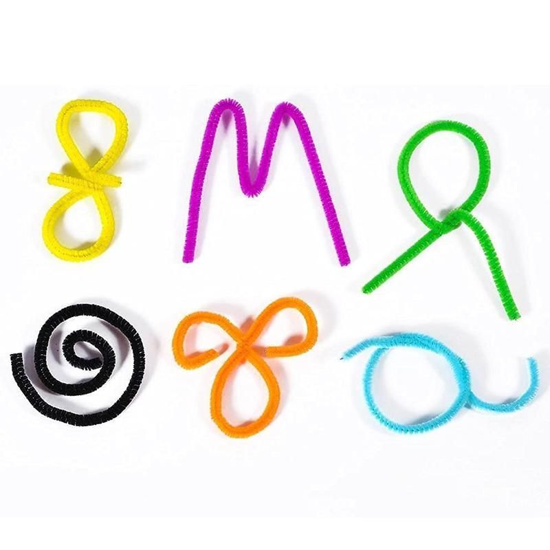 200 Pcs multicolors Pipe Cleaners Chenille Stem 6mmx12