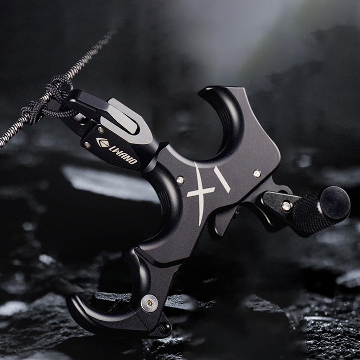 Lightweight 3 Or 4 Finger Hand Held Bow Release Aids For