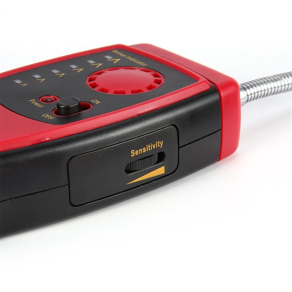 Tester Tool Methane Gas Leak Detector Analyzer Red Black