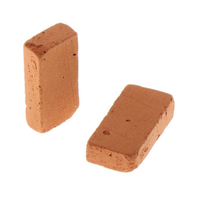 116 Scale Sand Table Armor Land Building Red Bricks Model 17x09cm