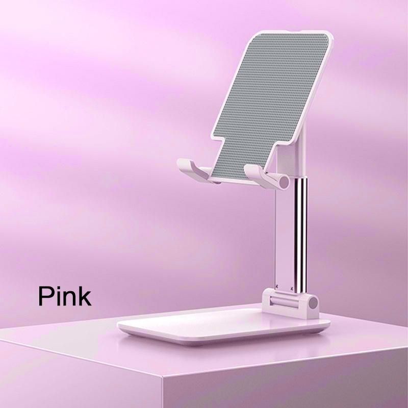 1PC Desktop Phone Stand Adjustable Pink Pink