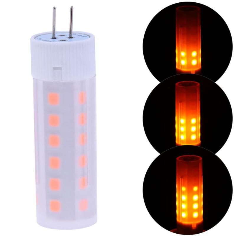 G4 Flickering Flame Frie Effect LED Bulb DC 12V 2W Corn