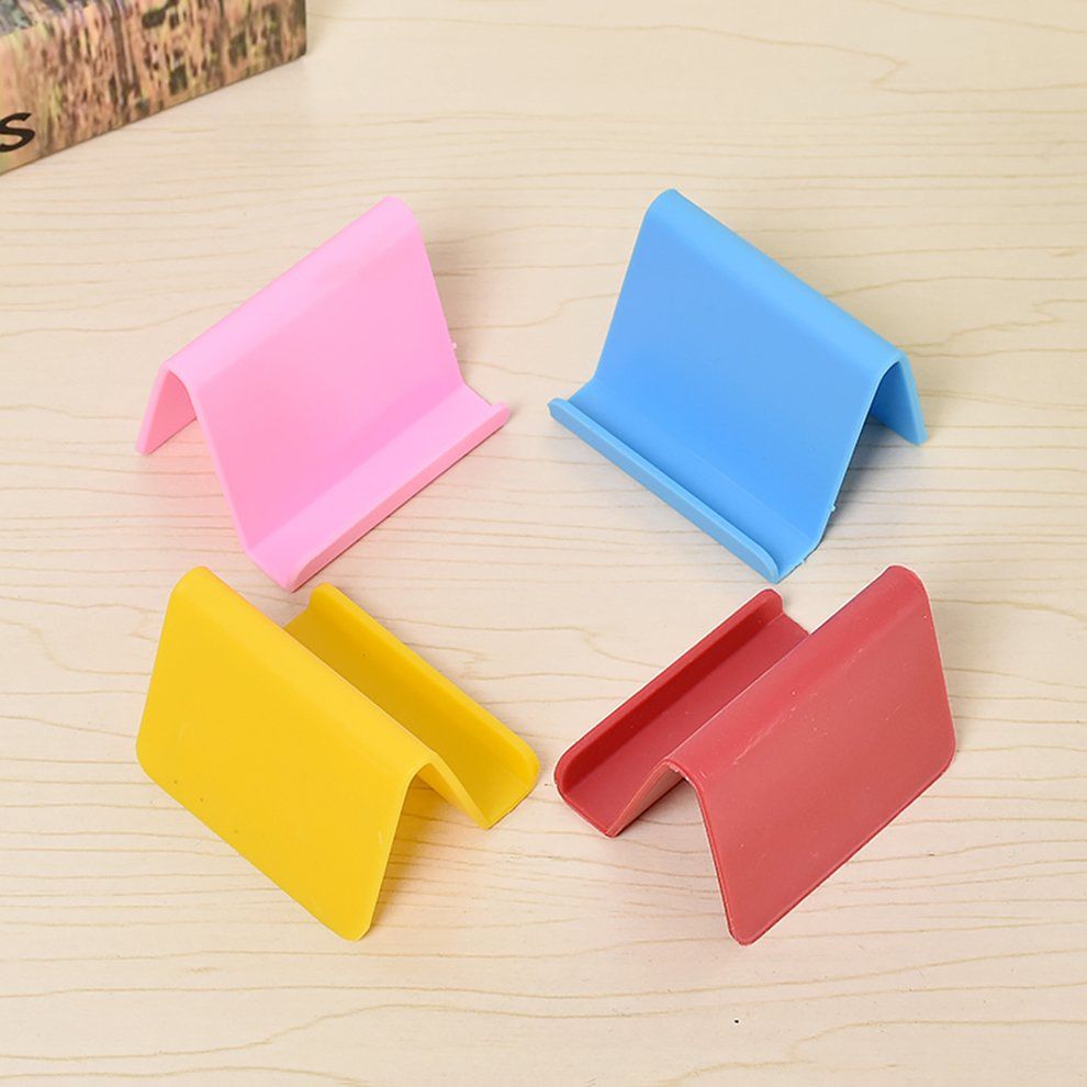 MT Portable Business Card Holder Mobile Phone Holder Lazy Mobile Phone Holder-red