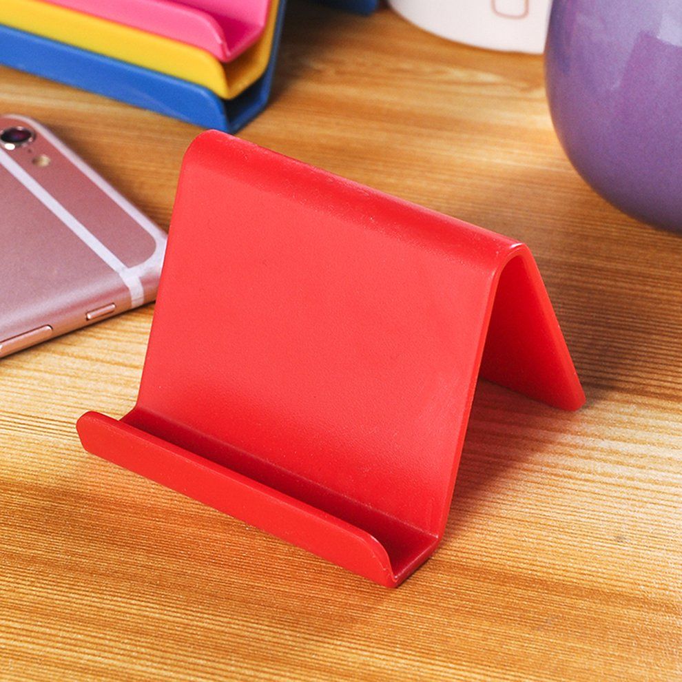 MT Portable Business Card Holder Mobile Phone Holder Lazy Mobile Phone Holder-red