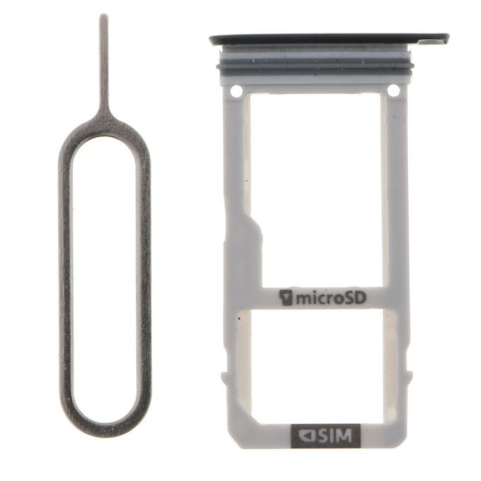 Phones Sim Card Holder Slot Tray Replacement For Samsung A3 2017 Black