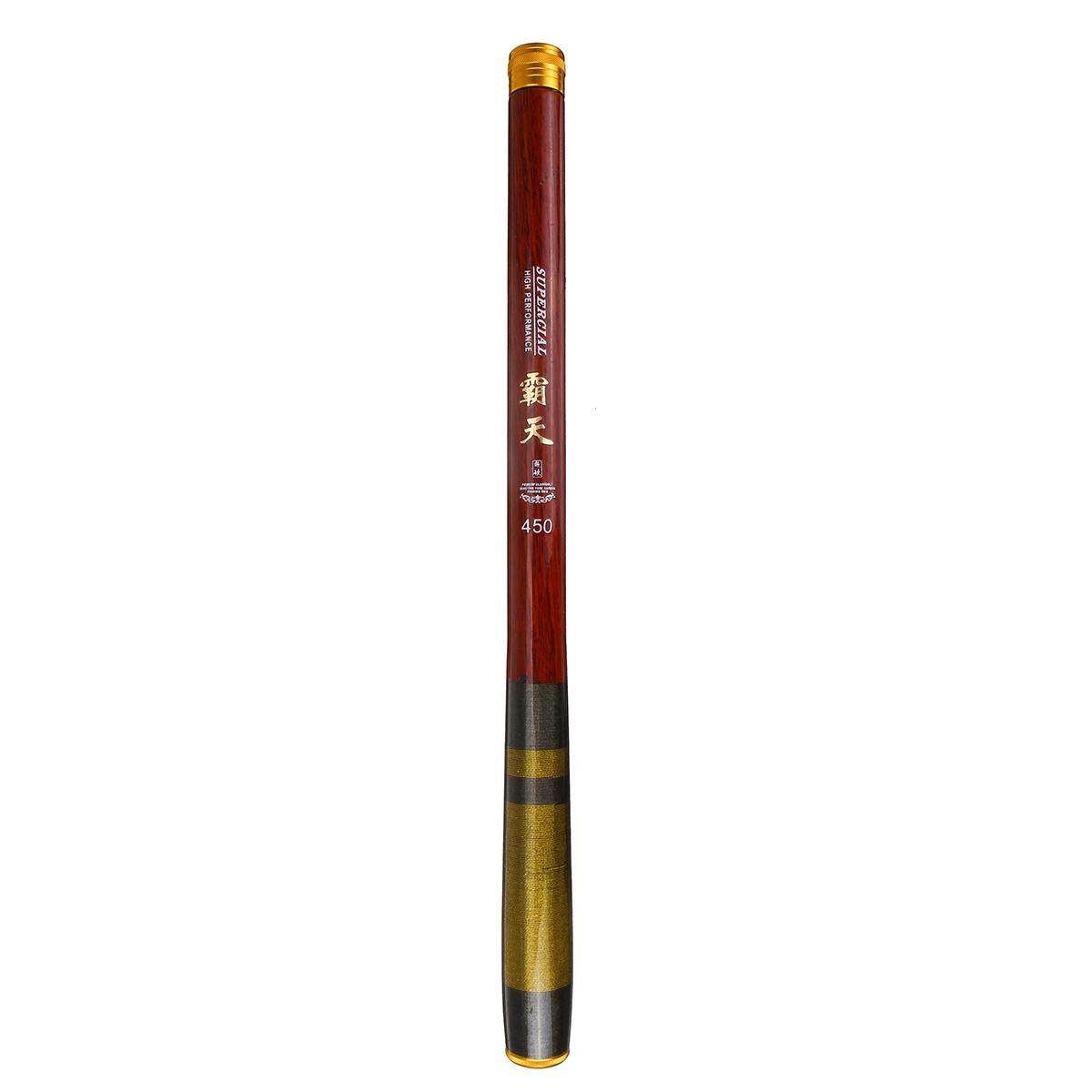 1.5/1.8/2.1/2.4/2.7/3.0/3.6/4.5M High Carbon Fiber Ultra Hard Telescopic Rod Reel Combo Sea Fish Length 4.5