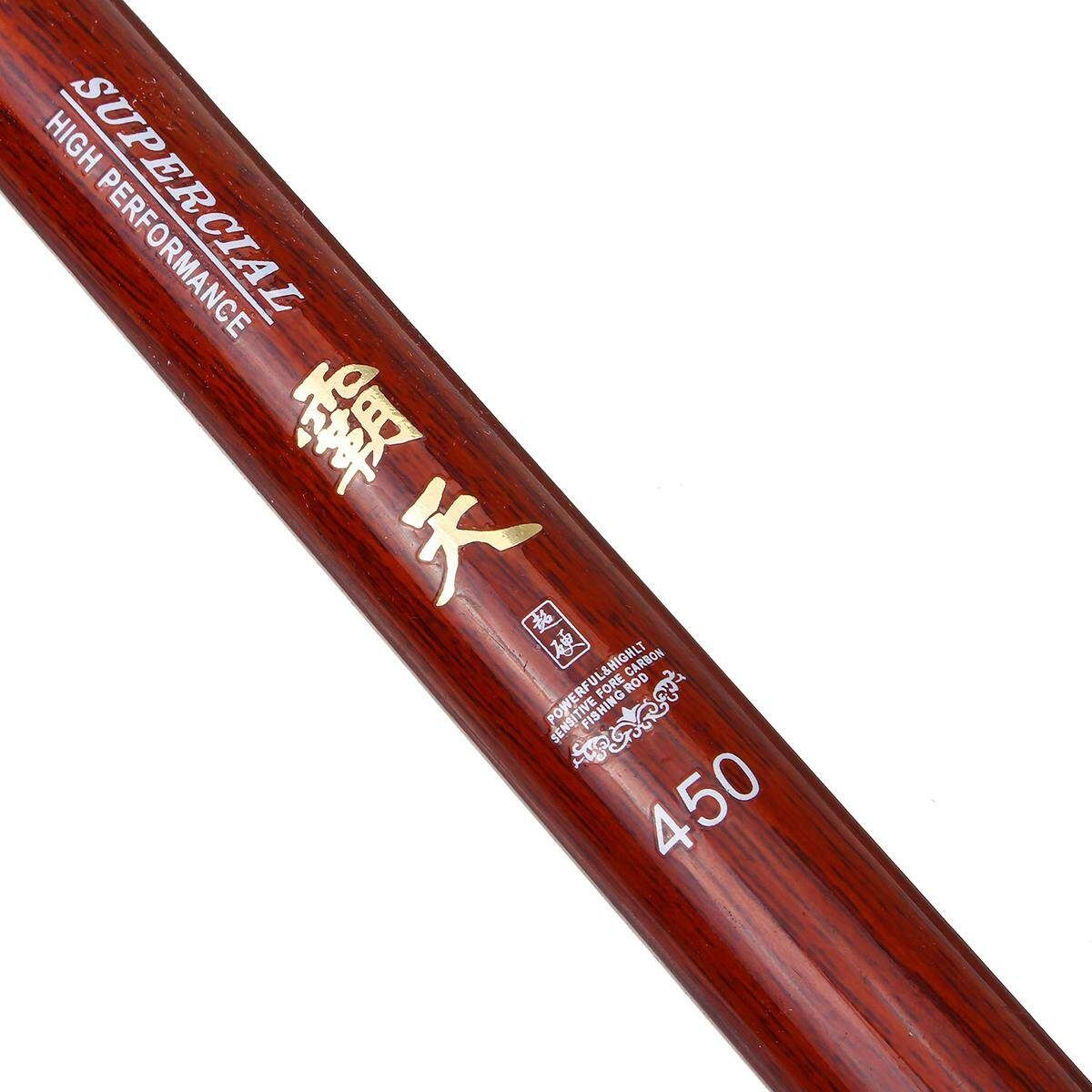 1.5/1.8/2.1/2.4/2.7/3.0/3.6/4.5M High Carbon Fiber Ultra Hard Telescopic Rod Reel Combo Sea Fish Length 4.5