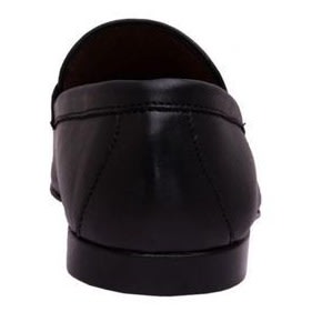 Men's Formal Slip-on Shoes With Bell Detail - Black