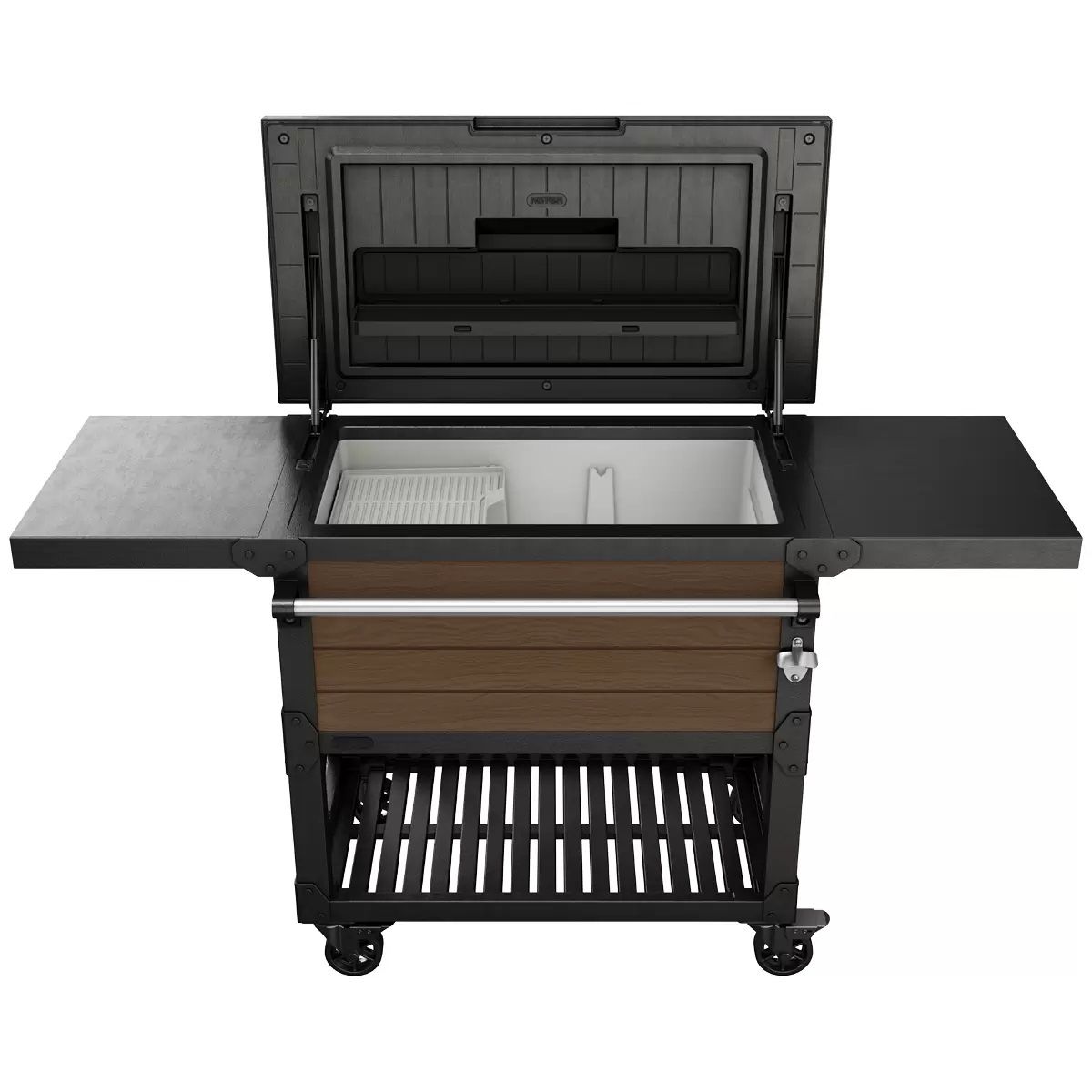 Patio Cooler And Beverage Cart For Camping & Pool Party