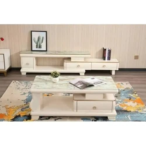 Center Table + Tv Stand Shelve Set
