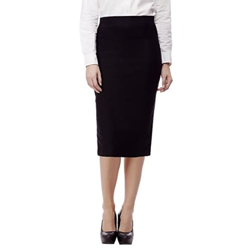 Ladies Body Con Skirt- Black