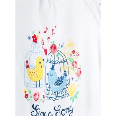 Sing a Song Bodysuit - White