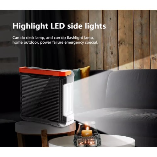 Home Solar Power System With FM Radio, Bluetooth & 3 Bulb