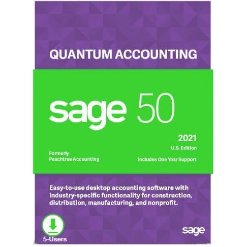 Sage 50 Quantum - 2021 - 5 Users
