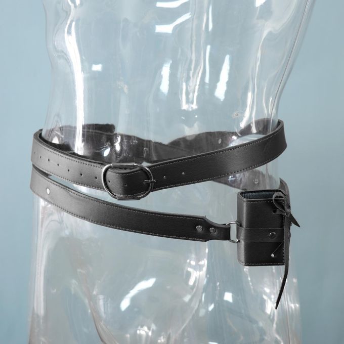 Medieval Belt Costume Cutlass Renaissance Pirate Black