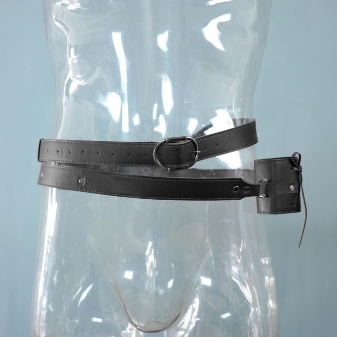 Medieval Belt Costume Cutlass Renaissance Pirate Black
