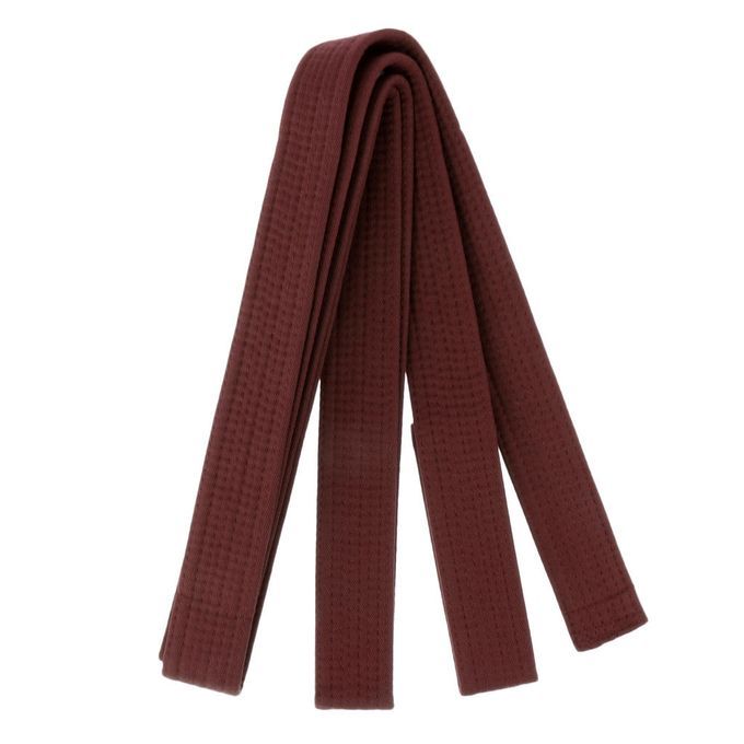 Taekwondo Belt Karate Martial Arts Aikido Double Wrap Coffee Color