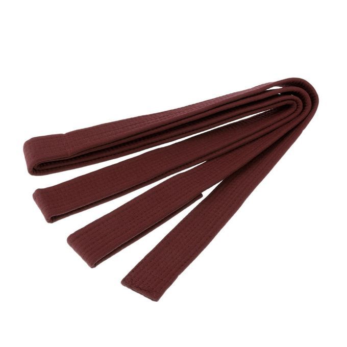 Taekwondo Belt Karate Martial Arts Aikido Double Wrap Coffee Color
