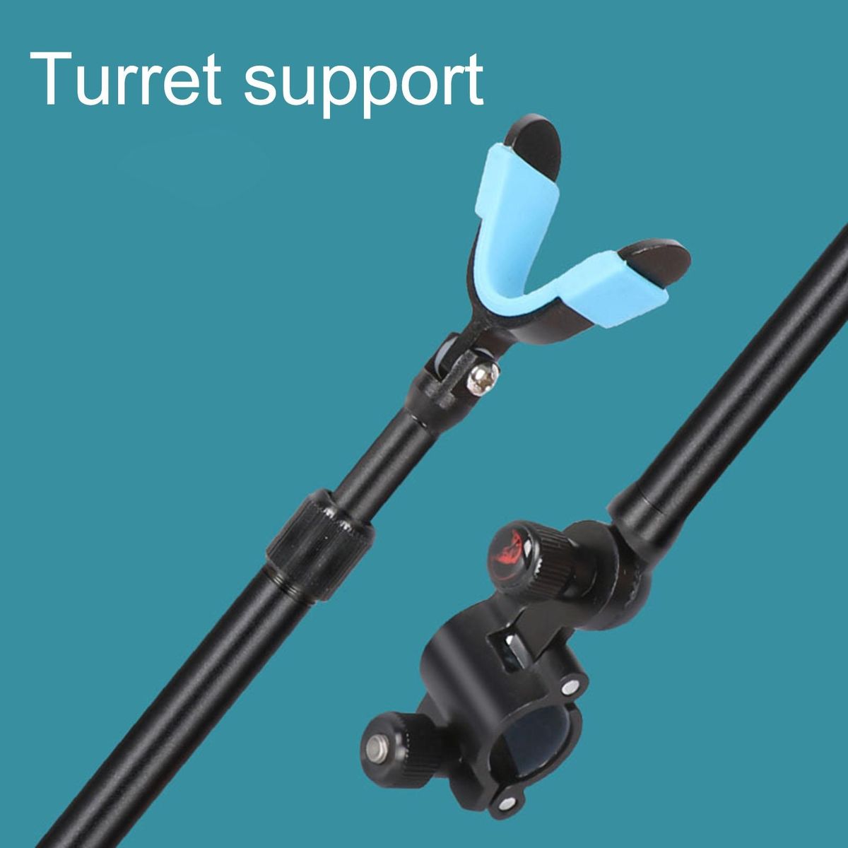 Fishing Rod Holder Heavy Duty Fishing Pole Support Black