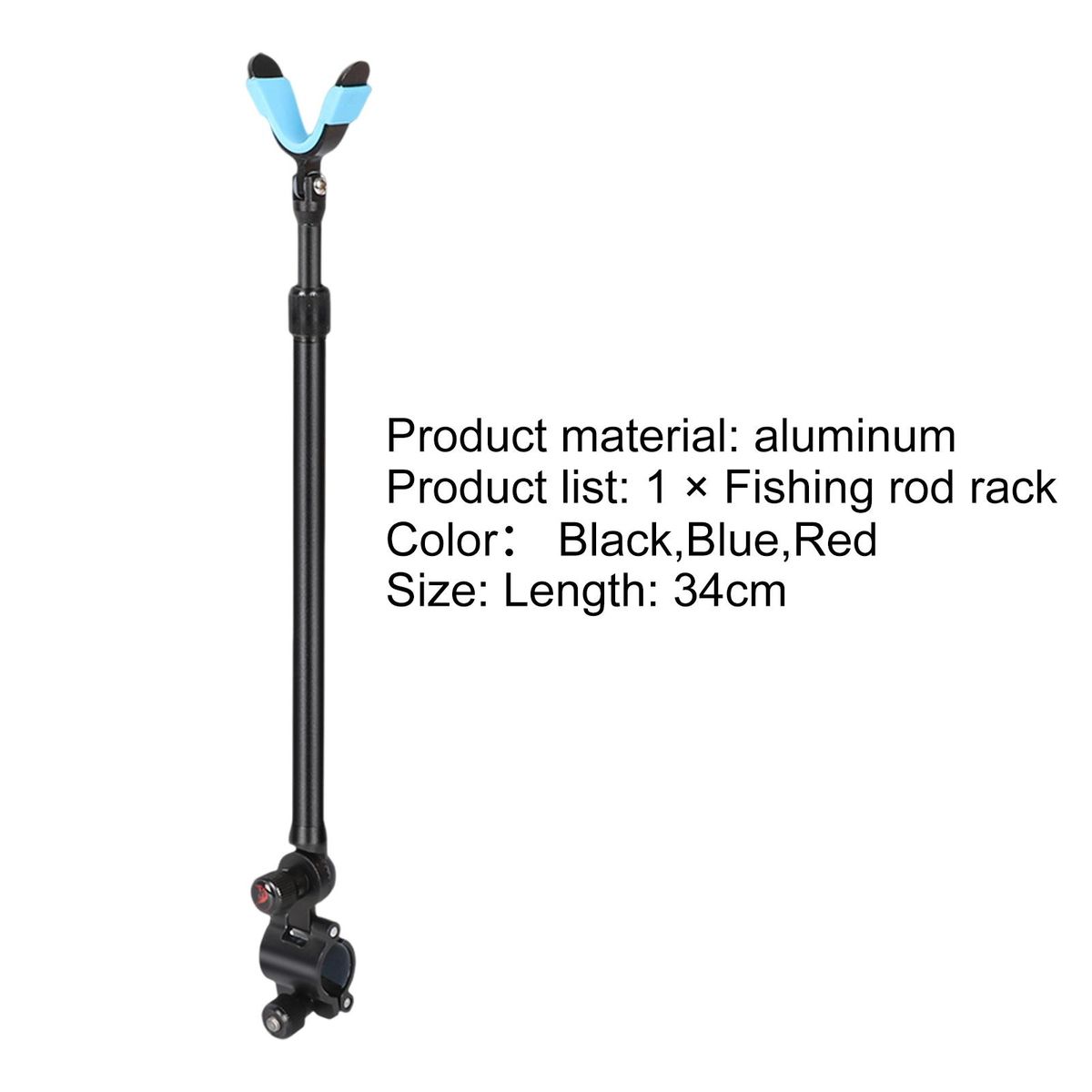 Fishing Rod Holder Heavy Duty Fishing Pole Support Black