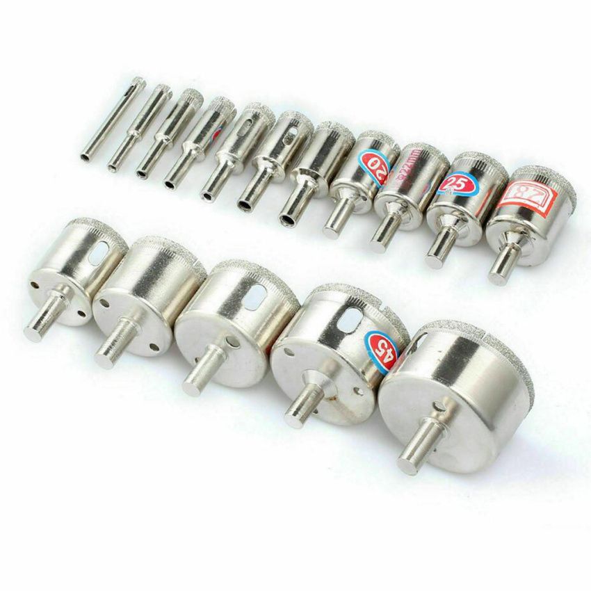 16Pcs Diamond Holesaw Set Holes   Marble