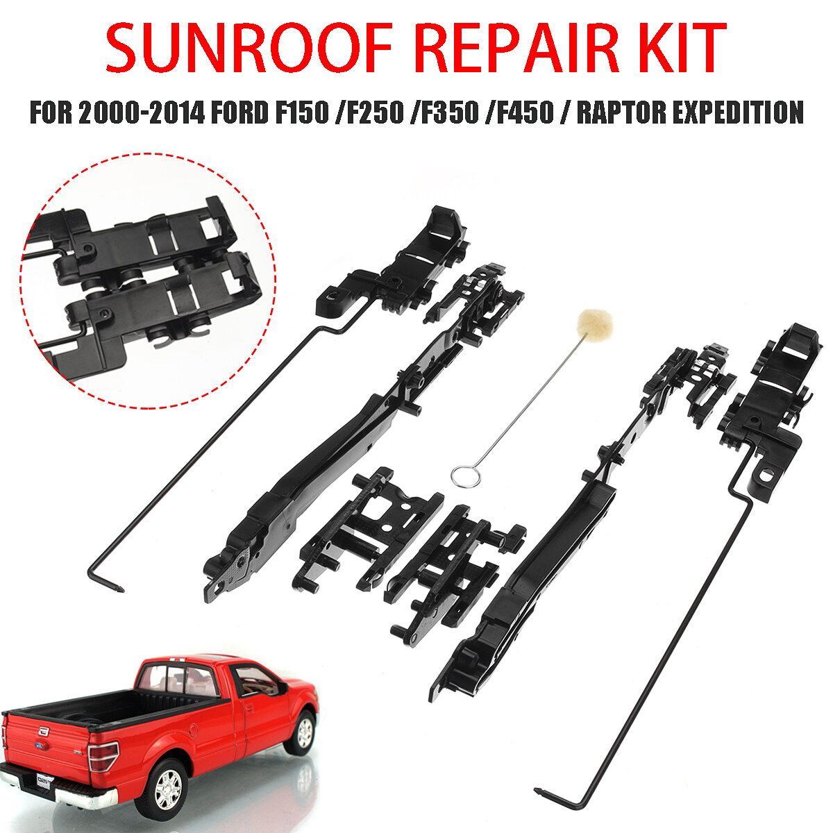 Expedition Car Sunroof Repair Kit Brackets For Ford 2000-2014 F150 /F250 /F350
