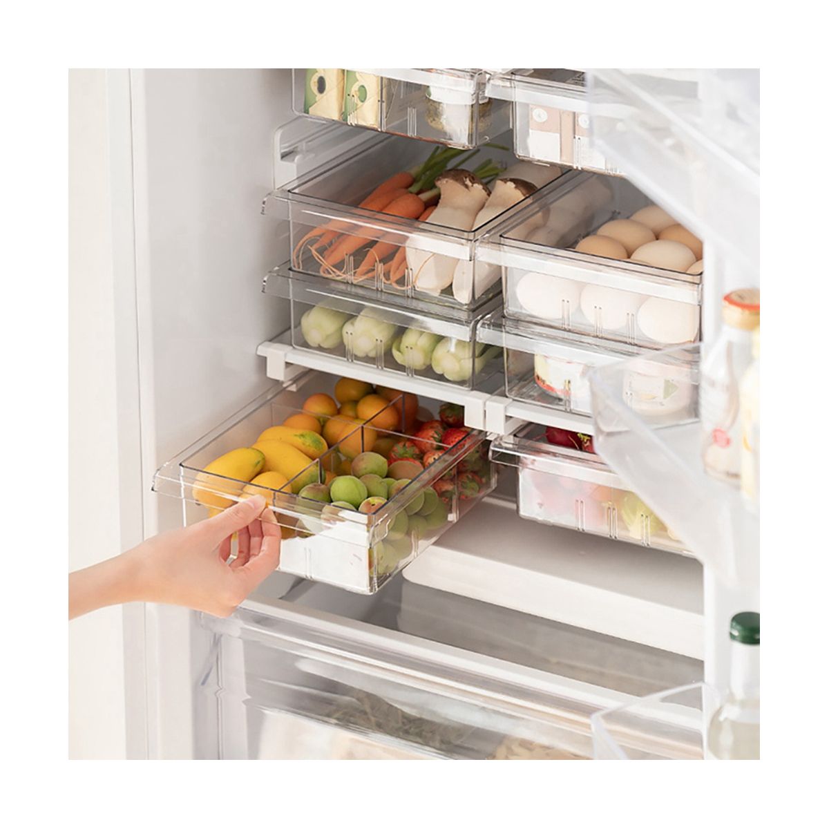 Refrigerator Storage Box Storage Food Fruit and Vegetable